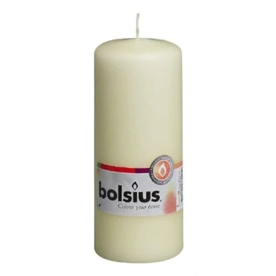 Afbeelding van Bolsius Ivory Pillar Candles 150 x 58 mm 42 uur (doos van 10)