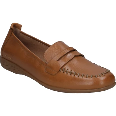 Afbeelding van Josef Seibel Mocassins, Dames, Maat: 36, Camel Leer