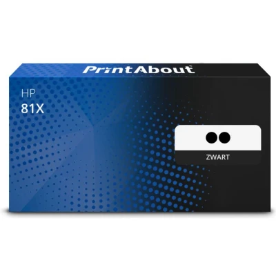 Afbeelding van Huismerk HP 81X (CF281X) Toner Zwart Voordeelbundel 2 pack Hoge capaciteit