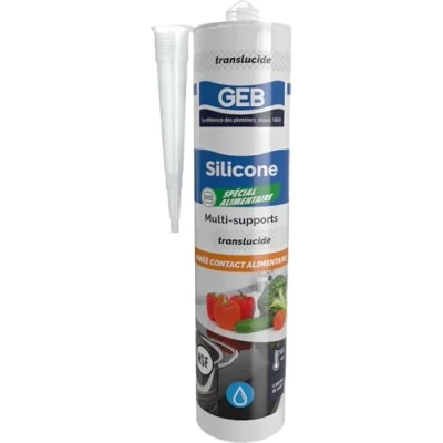 Afbeelding van GEB Siliconen afdichtmiddel voor contact met levensmiddelen, transparant, 280 ml