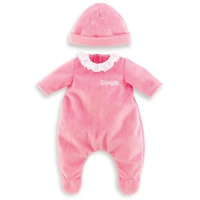 Afbeelding van Corolle poppenpyjama roze voor pop 30 cm