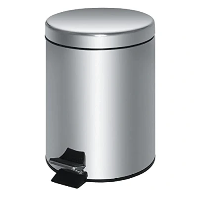 Afbeelding van Pedaalemmer RVS zilver 20L