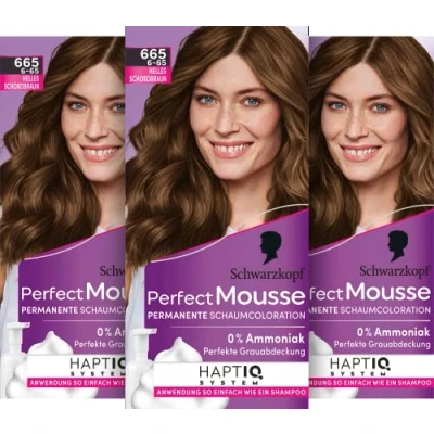 Afbeelding van PERFECT Mousse Coloration 6 65/665 chocolade, klasse 3