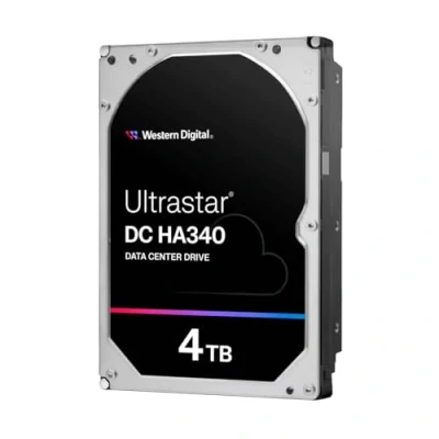 Image de WD Ultrastar DC HA340 WUS721204BLE6L4 Disque dur Centre de données 4 To interne 3.5&quot; SATA 6Gb/s 7200 tours/min mémoire tampon : 256 Mo