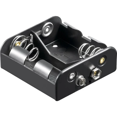 Afbeelding van Goobay 11455 Batterijhouder 2 C (baby) Drukknopaansluiting (l x b h) 62.5 55.8 23.5 mm