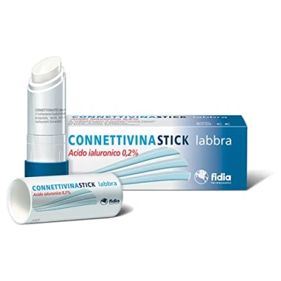 Afbeelding van Connettivina Farmaceutische Lippenstift Fidia van 3 g op basis hyaluronzuur 0,2% voor beschadigde, droge en gebarsten lippen