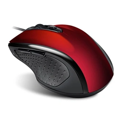Afbeelding van Suza Advance Shape 6D Muis rechtshandig optisch 6 knoppen met bekabeling USB rood