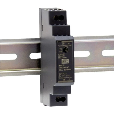 Afbeelding van Mean Well HDR 15 5 DIN rail netvoeding V/DC 2.4 A 12 W Aantal uitgangen: 1 x Inhoud: stuk(s)