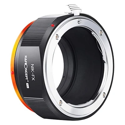 Afbeelding van K&amp;F Concept Bijgewerkte NIK naar FX adapter, handmatige lensbevestigingsadapter compatibel met Nikon Nikkor F/AI Mount Lens en Fujifilm Fuji X Series Camera Body