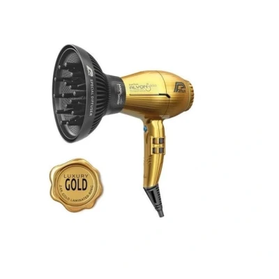 Afbeelding van Parlux Föhn Alyon Inclusief Diffuser Goud Haibu by Kapperskorting.com