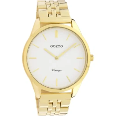 Afbeelding van OOZOO Timepieces goudkleurige horloge met roestvrijstalen armband C9985