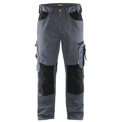 Image de Pantalon artisan sans poche flottante gris/noir