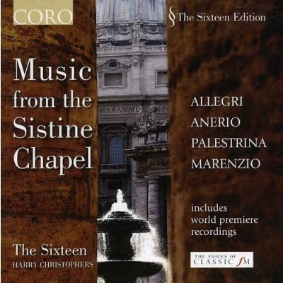 Afbeelding van The Sixteen, Harry Christophers Music From Sistine Chapel (CD)