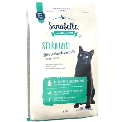 Afbeelding van Sanabelle Sterilized Droogvoer voor katten met verminderd energiegehalte overgewicht en gecastreerde katten, 6 x 400 g