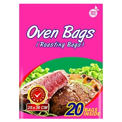 Afbeelding van 20 stuks braadzakken in de oven, bakzakken voor vlees, kip, vis, groenten (1, 25 x 38 cm)