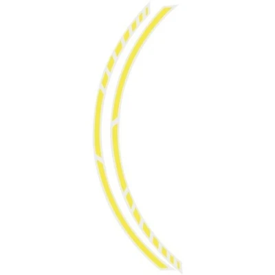 Image de Foliatec Jante Racing 7 x 410 mm jaune néon 14 pièces