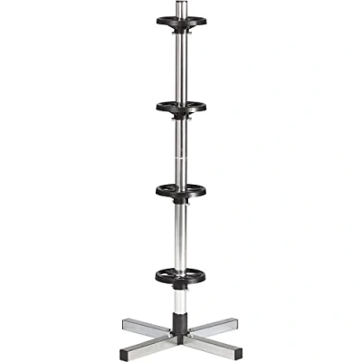 Afbeelding van Cartrend 7730056 Velgenhouder met bandenafdekking voor het opbergen van vier autobanden velgen tot 225 mm breedte