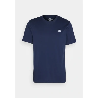 Afbeelding van Nike M NSW Club Tee T shirt voor heren, 1 stuk, Blauw (middernacht marine/wit)