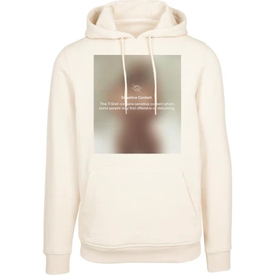 Afbeelding van Mister Tee Sensitive Content Hoodie/trui XXL Beige