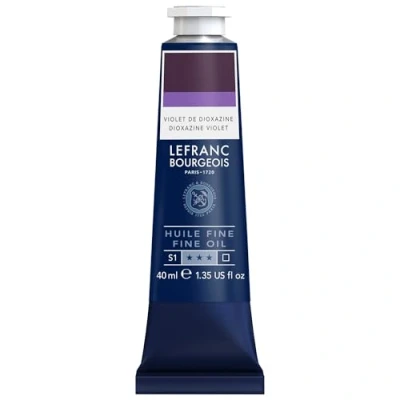 Afbeelding van Lefranc Bourgeois Fine Tube Olie 40 ml Dioxazine Violet