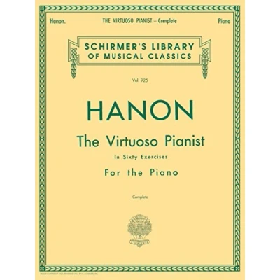 Afbeelding van Hanon Virtuoso Pianist in 60 Exercises Complete
