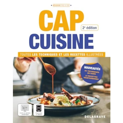 Afbeelding van CAP CUISINE TOUTES LES TECHNIQUES ET RECETTES MANUEL ELEVE
