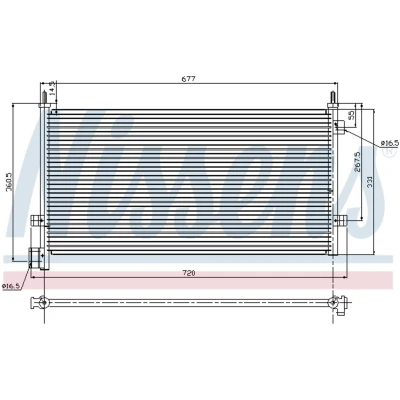 Afbeelding van Nissens Airco condensor 94578