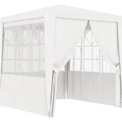 Afbeelding van Partytent met zijwanden professioneel 90 g/m² 2x2 m wit