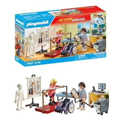 Image de Playmobil Action Heroes 71617 Atelier de kinésithérapie