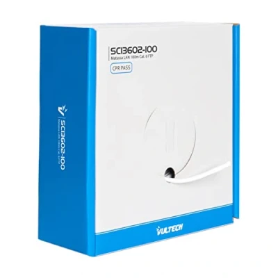 Afbeelding van Vultech SC13602 100 Écheveaux Lan Catégorie 6 FTP mètres 23AWG Bobine réseau Ethernet 100m Cat6