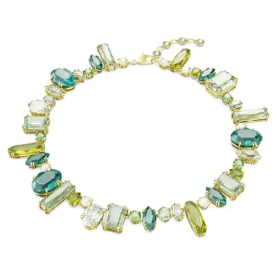 Afbeelding van Swarovski GEMA Mixed CUTS Ketting, Dames, Maat: One Size, Green