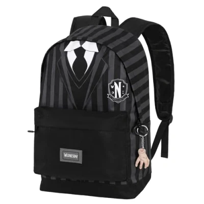 Afbeelding van Wednesday Rugzak Meisjes Kinderen 2 vakken Laptop vak Hoogte 44cm