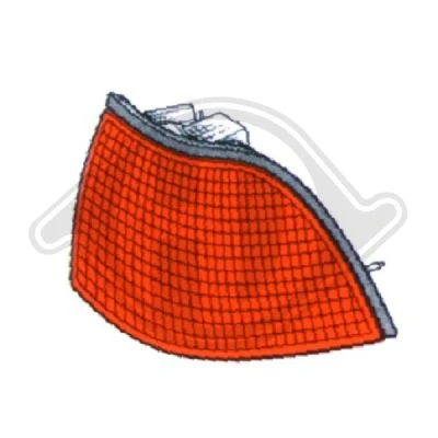 Afbeelding van DIEDERICHS 1213171 Knipperlichten Oranje Links Met lamphouder P21W BMW: 3 Coupe, Convertible