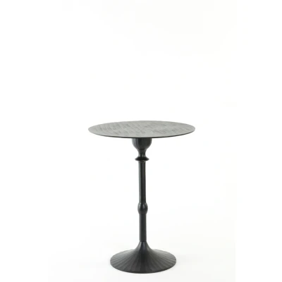 Afbeelding van Bijzettafel Janna Ø40x50 cm Zwart