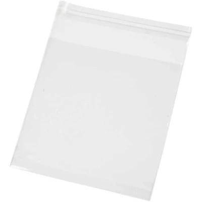 Image de Sachets transparents plats à fermeture autocollante 11 x 11,3 cm 200 pcs