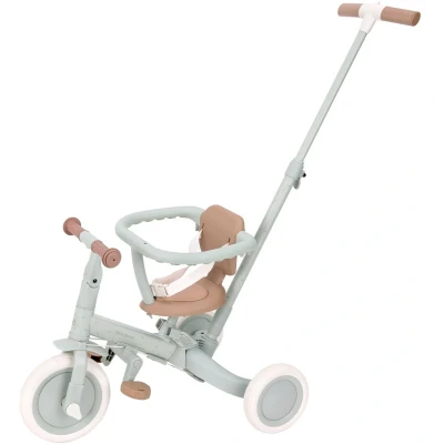 Afbeelding van Little Dutch 4 in 1 Driewieler Met Duwstang Green Leaf