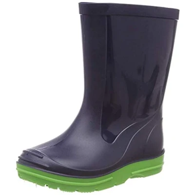 Image de Beck Basic 486 Mixte enfant Bottes en caoutchouc de pluie, dblue, 27 EU