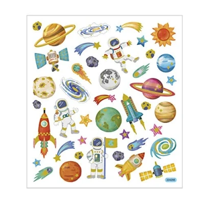 Afbeelding van Creativ Company Stickers Ruimtevaart, 1 Vel