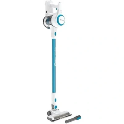 Image de Candy Viva Cviva02E Aspirateur Balai Sans Fil Multifonction 22 V Autonomie 30 Min Bleu / Blanc