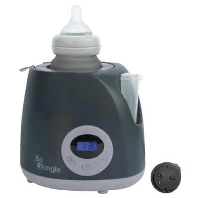 Afbeelding van Bo Jungle Flessenwarmer Auto Thuis Bottle Warmer Car/Home Shady Grey Superfast