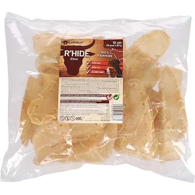 Afbeelding van Flamingo R&#039;hide Snack Honden Schoentje 12cm 20st 400gr