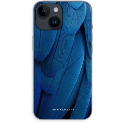 Afbeelding van Case Company® hoesje geschikt voor iPhone 14 Pauw Soft Cover Telefoonhoesje Bescherming aan alle Kanten en Schermrand