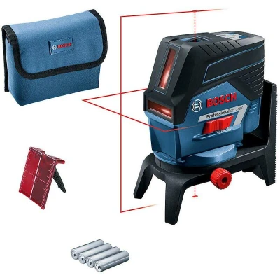 Image de BOSCH GCL 2 50 C laser combi rouge dans une mallette de rangement (4x 1.5V AA battery) 0601066G00