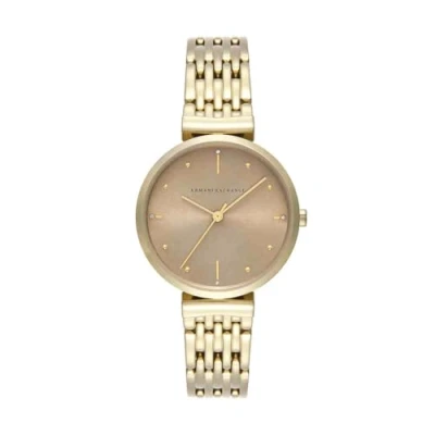 Afbeelding van Armani Exchange Traditional ZOE Horloge, Dames, Maat: One Size, Gold