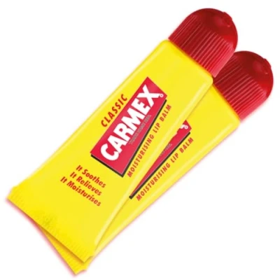 Afbeelding van Carmex Classic Duo Hydraterende lippenbalsem voor droge en gesneden lippen, 10 g, 2 stuks