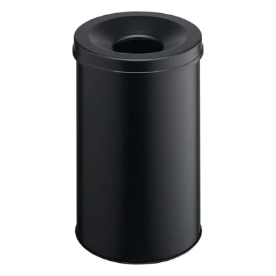 Image de durable poubelle safe, rond, 30 litres, noir
