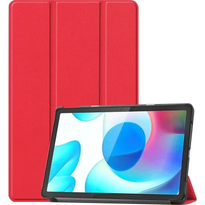 Afbeelding van iMoshion Tablet Hoes Geschikt voor Realme Pad Trifold Bookcase Rood