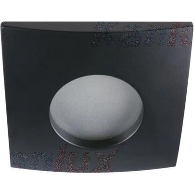 Afbeelding van IP44 LED inbouwspot Jonna Vierkant Zwart Warm Wit Dimbaar 5W Philips