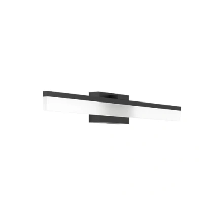 Afbeelding van EGLO Palmital Wandlamp LED 59,5 cm Zwart/Wit Badkamer Spiegellamp