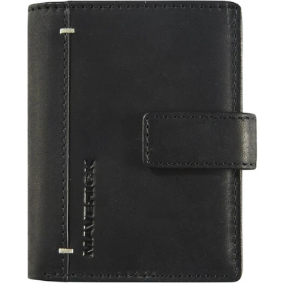 Afbeelding van Cardprotector Maverick leer zwart compact RIFD